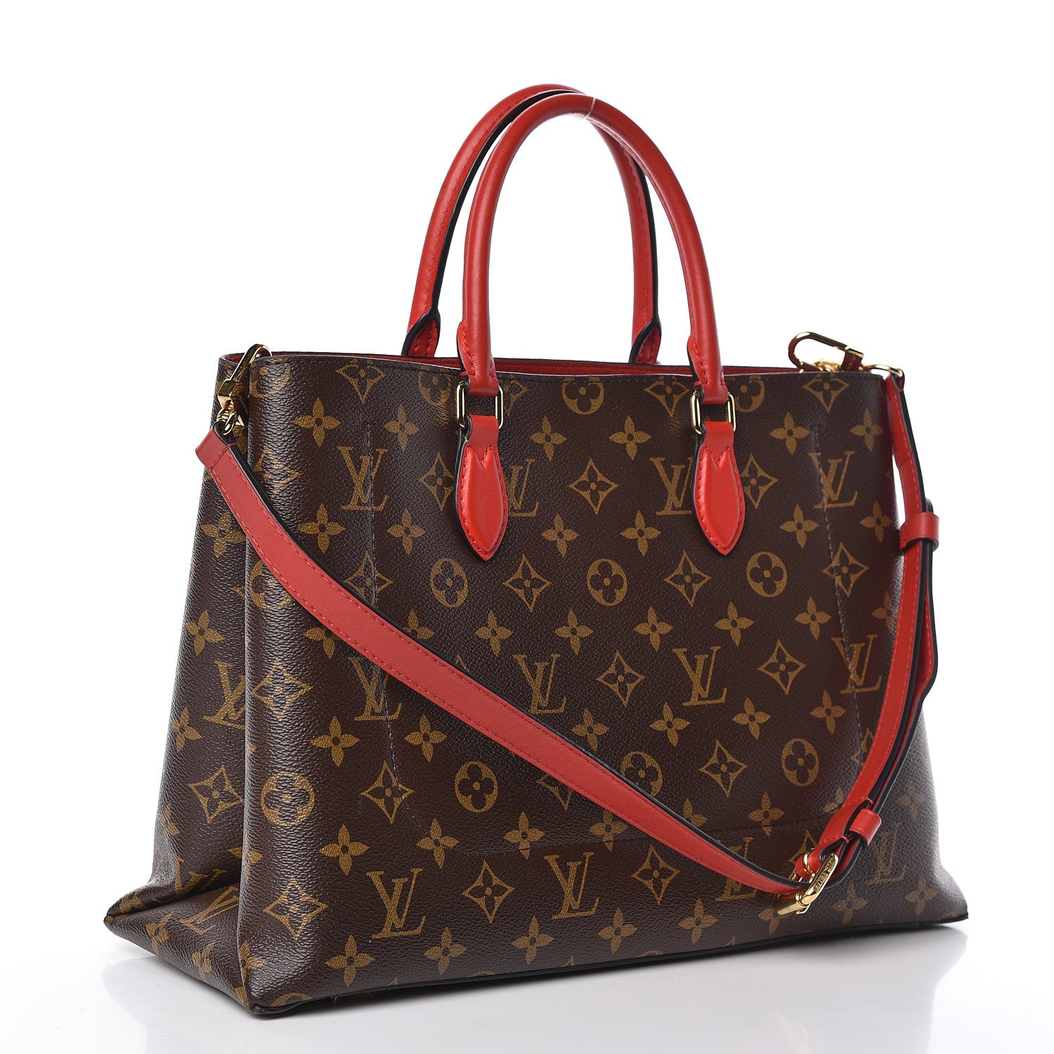 Louis Vuitton Monogram Flower Tote Coquelicot 5 of 19