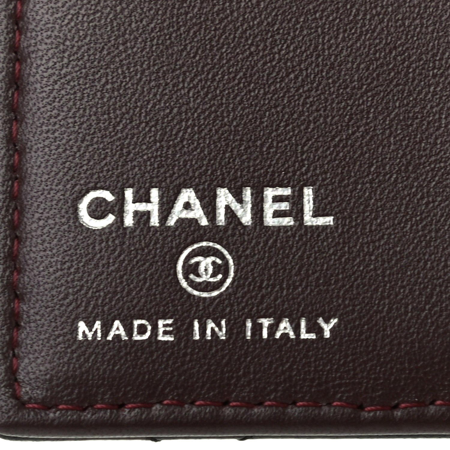 Chanel Lambskin Quilted Card Holder Wallet Black 6 of 7