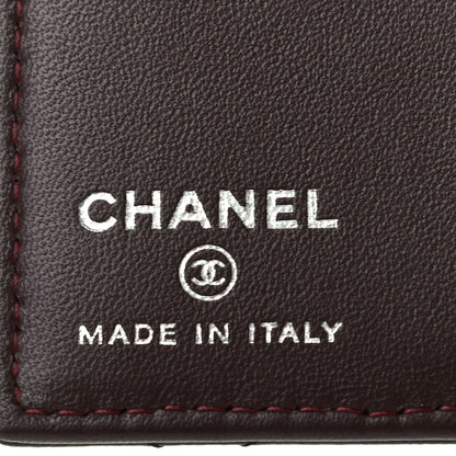 Chanel Lambskin Quilted Card Holder Wallet Black 6 of 7