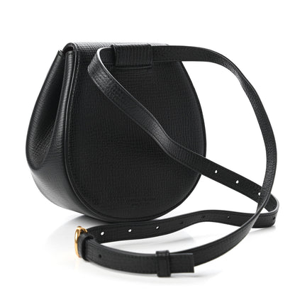 Bottega Veneta Palmellato Calfskin Rounded Belt Bag Black 3 of 9