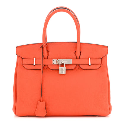 Hermes Togo BIRKIN 30 Feu 1 of 12