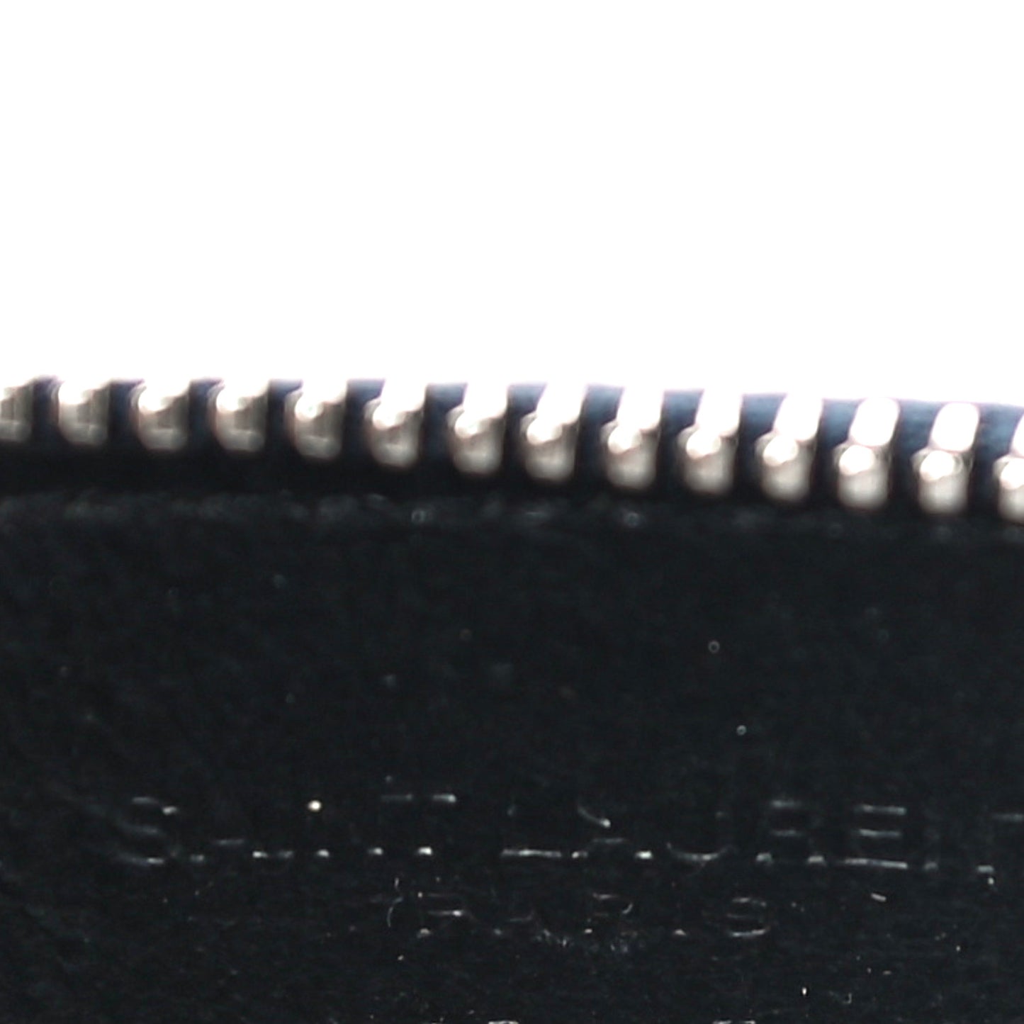 Grained Calfskin 5 Fragments Zip Pouch Card Holder Deep Marine