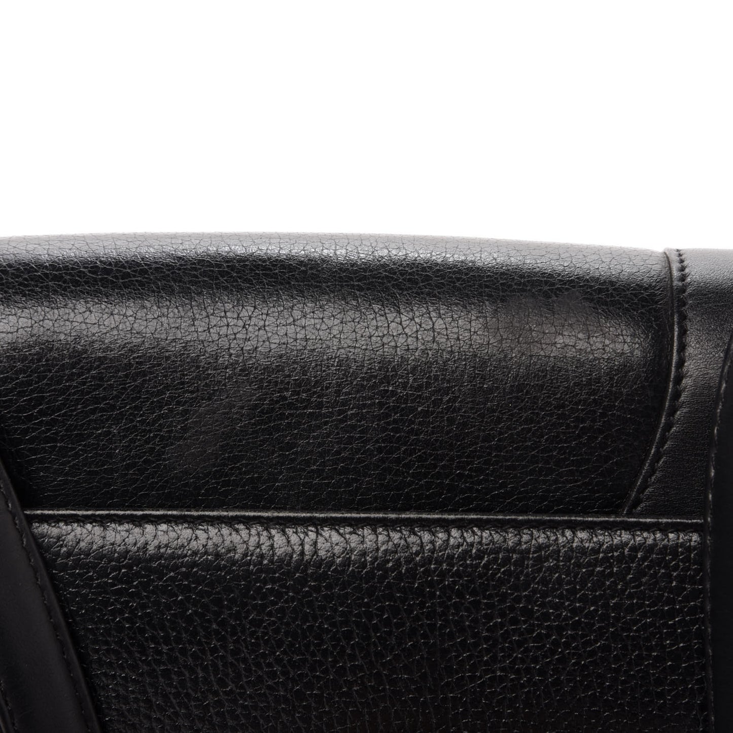 Saffiano Studded Crossbody Black