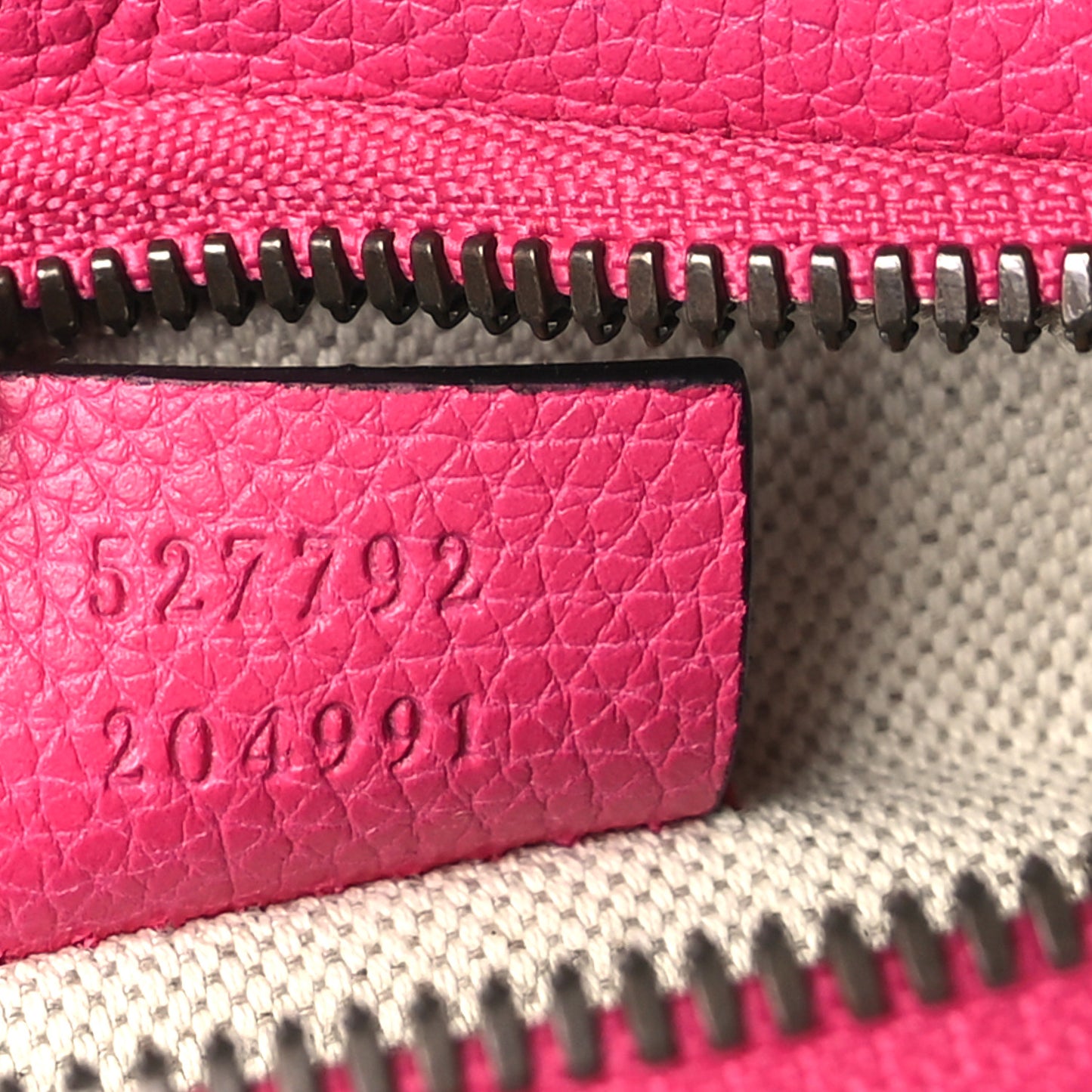 Grained Calfskin Small Logo Belt Bag Box Pink Green