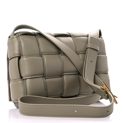 Bottega Veneta Nappa Maxi Intreccio Padded Cassette Crossbody Bag Taupe 2 of 8