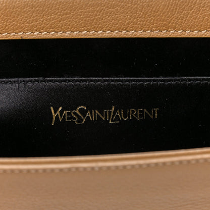 Saint Laurent Goatskin Large Belle De Jour Clutch Beige 6 of 15