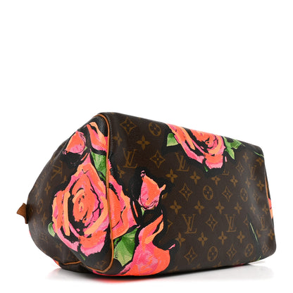Louis Vuitton Monogram Roses Speedy 30 4 of 11