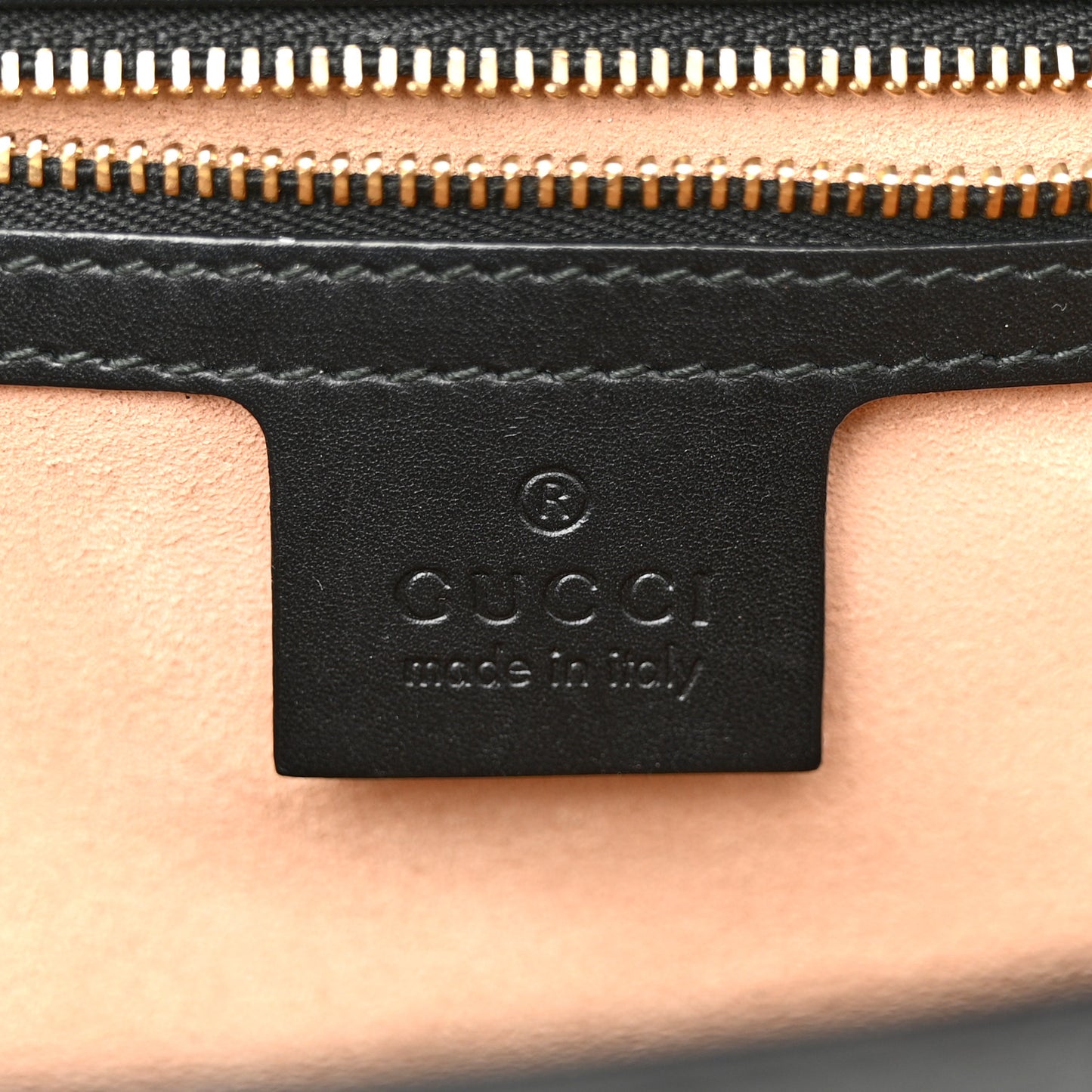 Guccissima Medium Padlock Shoulder Bag Black