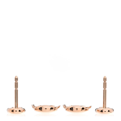 Hermes 18K Rose Gold TPM Farandole Stud Earrings 3 of 5