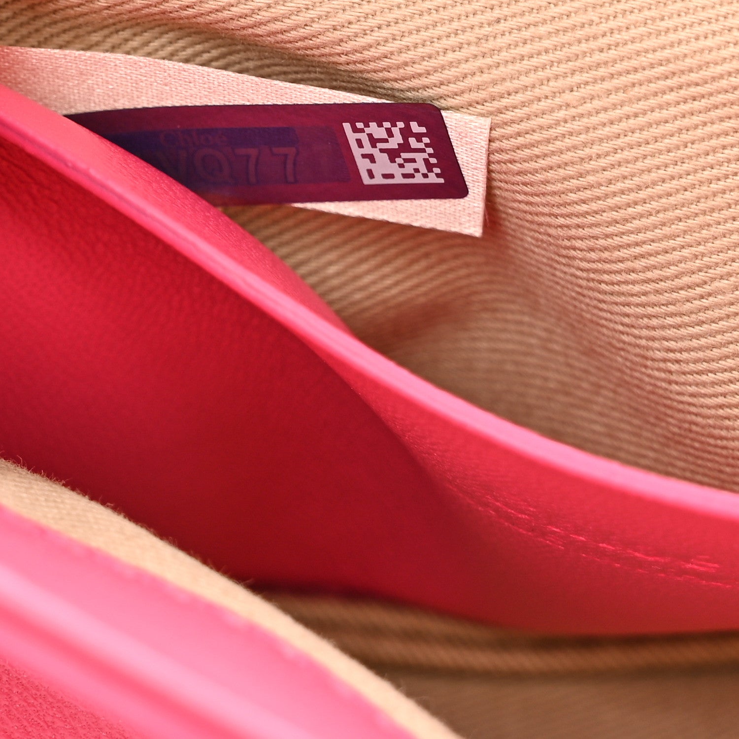 Chloe Lambskin Small Faye Top Handle Bag Hot Pink 7 of 13
