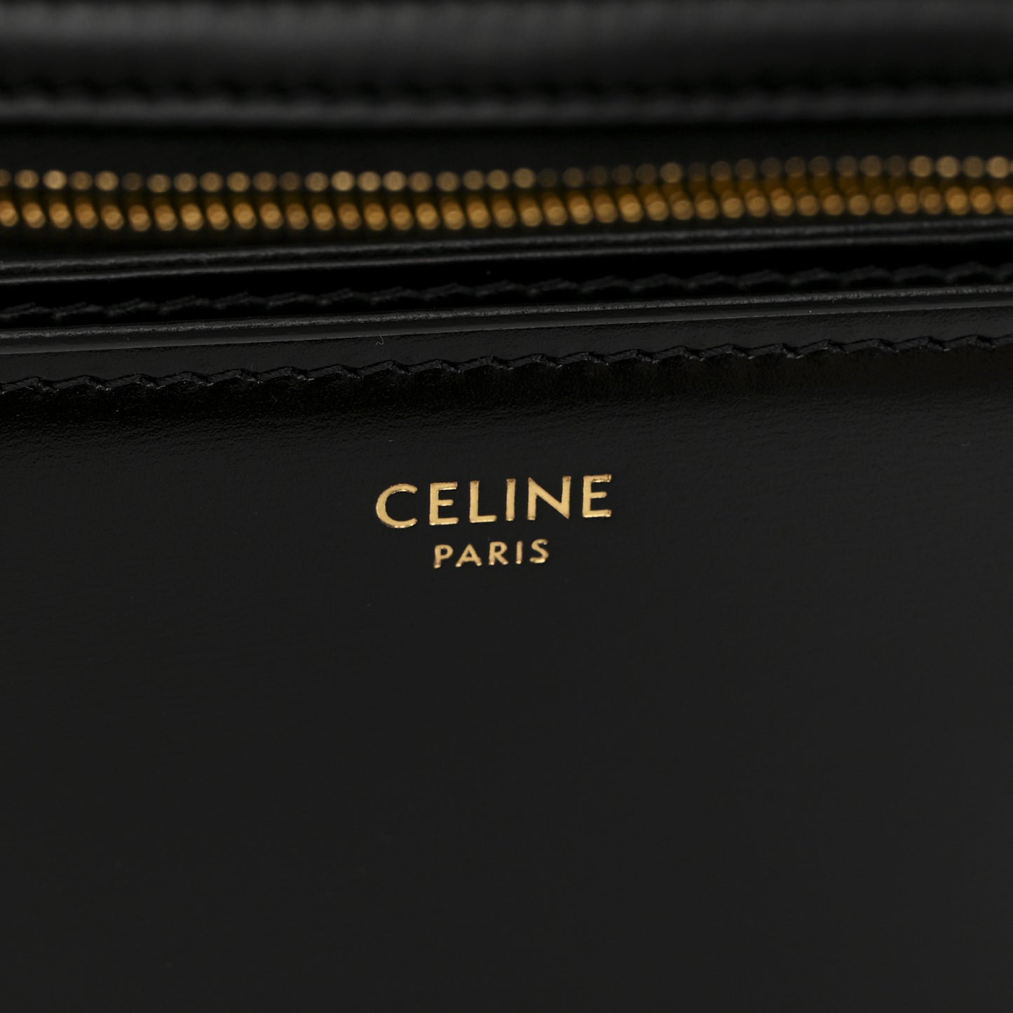 Shiny Calfskin Teen Triomphe Black
