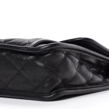 Chanel Caviar Quilted Large French Riviera Flap Black 7 of 10