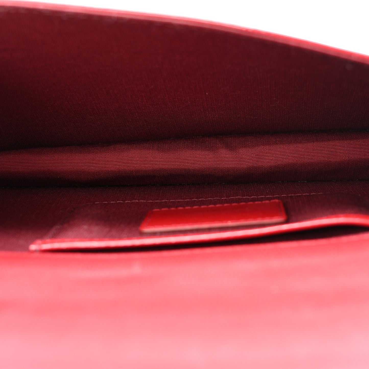 Patent Cannage Lady Dior Convertible Clutch Red