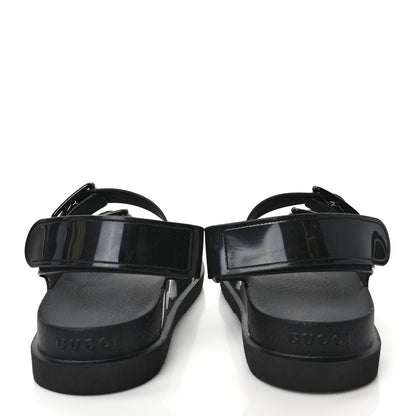 Gucci Rubber Mini Double G Womens Isla Dad Sandals 39 Black 5 of 8