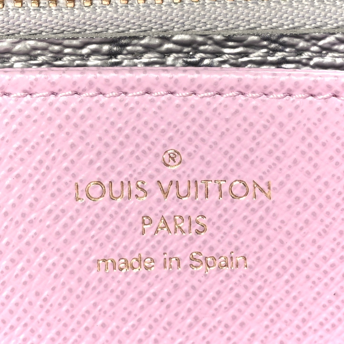 Metallic Monogram LV Garden Zippy Wallet Silver