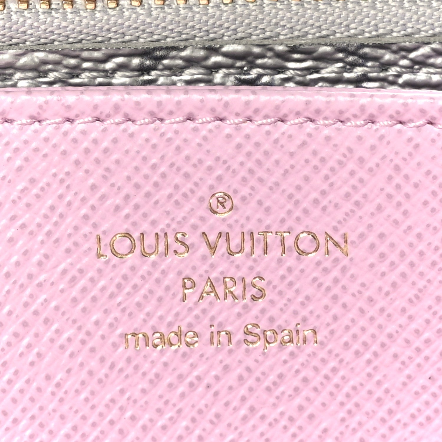 Louis Vuitton Metallic Monogram LV Garden Zippy Wallet Silver 6 of 6