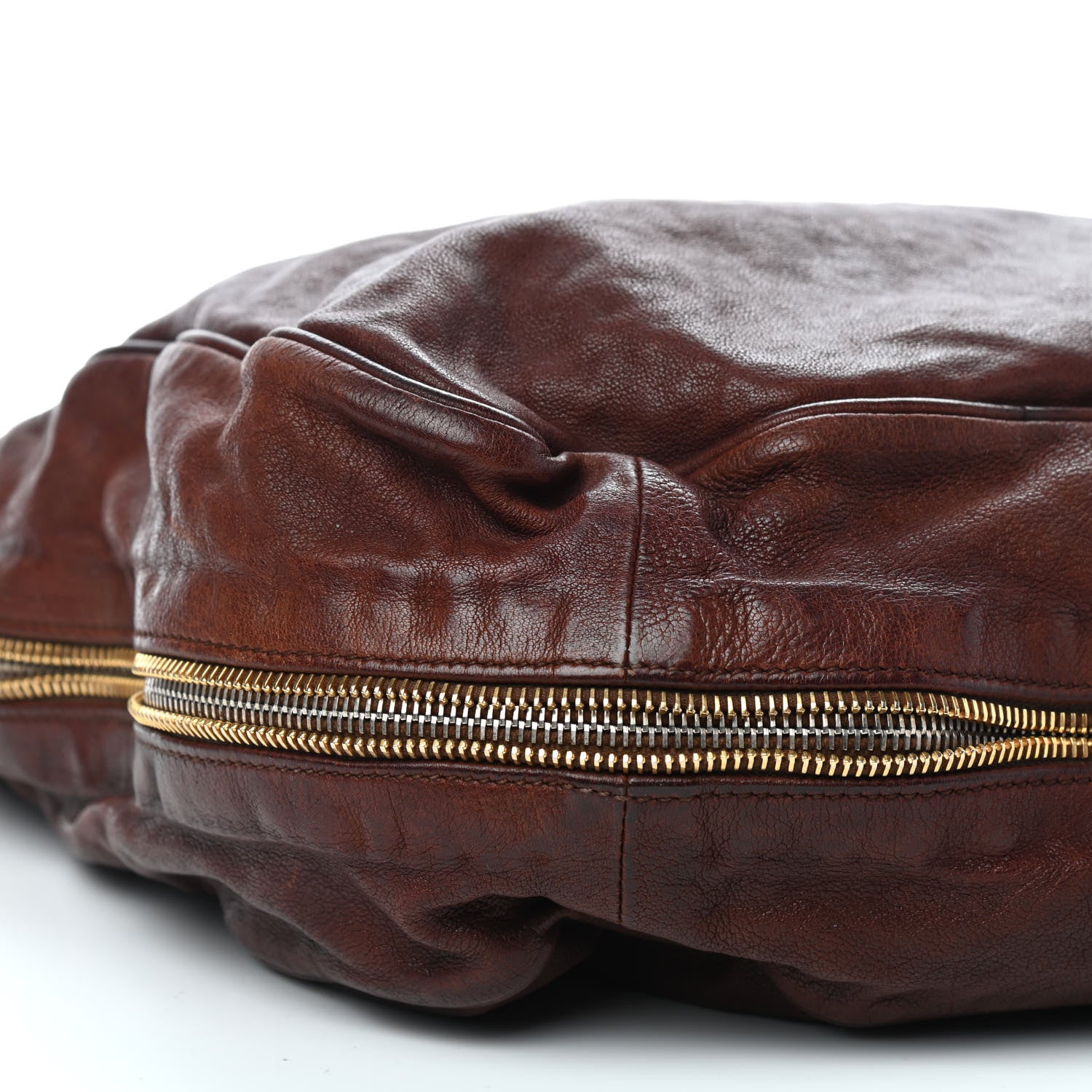 Prada Vitello Daino Zip Tote Tabacco 8 of 9