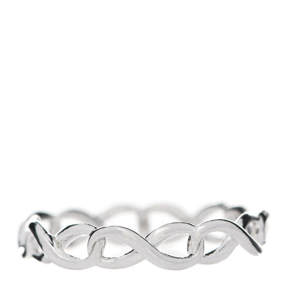 Tiffany Sterling Silver Narrow Infinity Band Ring 47 4 1 of 6