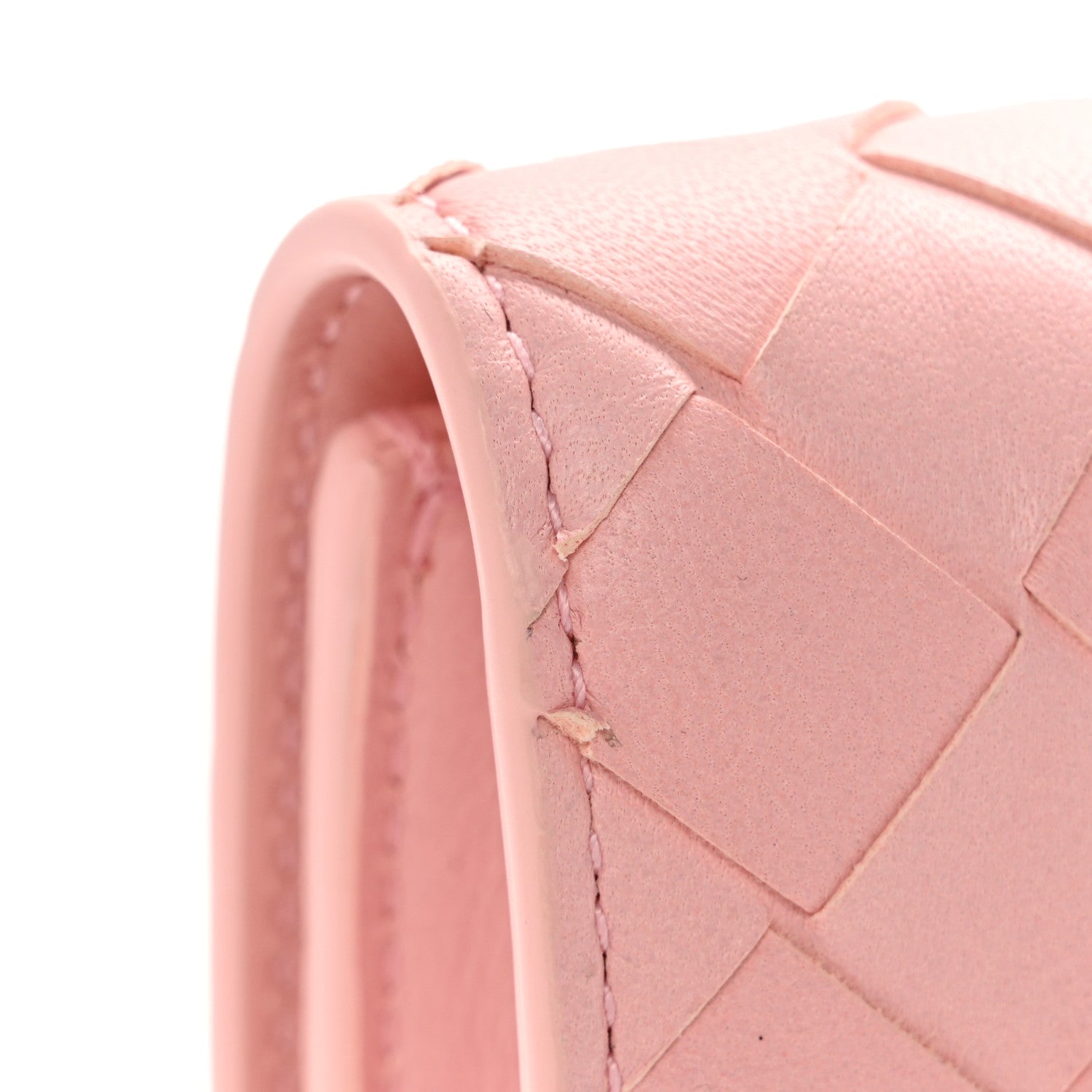 Bottega Veneta Nappa Intrecciato Long Andiamo Top Handle Clutch Rose 10 of 10