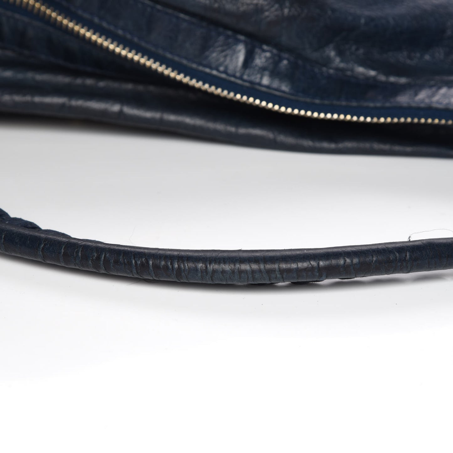 Agneau Giant 12 Gold Hardware Day Hobo Bleu Mineral