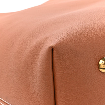 Louis Vuitton Grained Calfskin Low Key Hobo MM Cognac 12 of 13