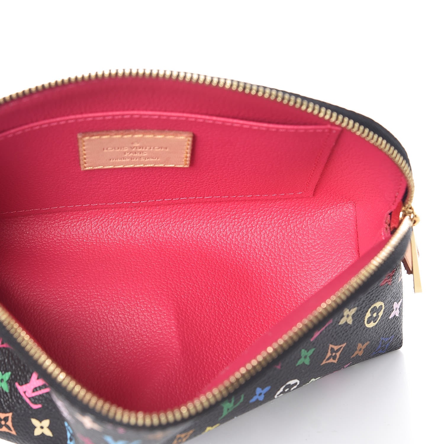 Louis Vuitton Monogram Multicolor Cosmetic Pouch Black Grenade 5 of 6