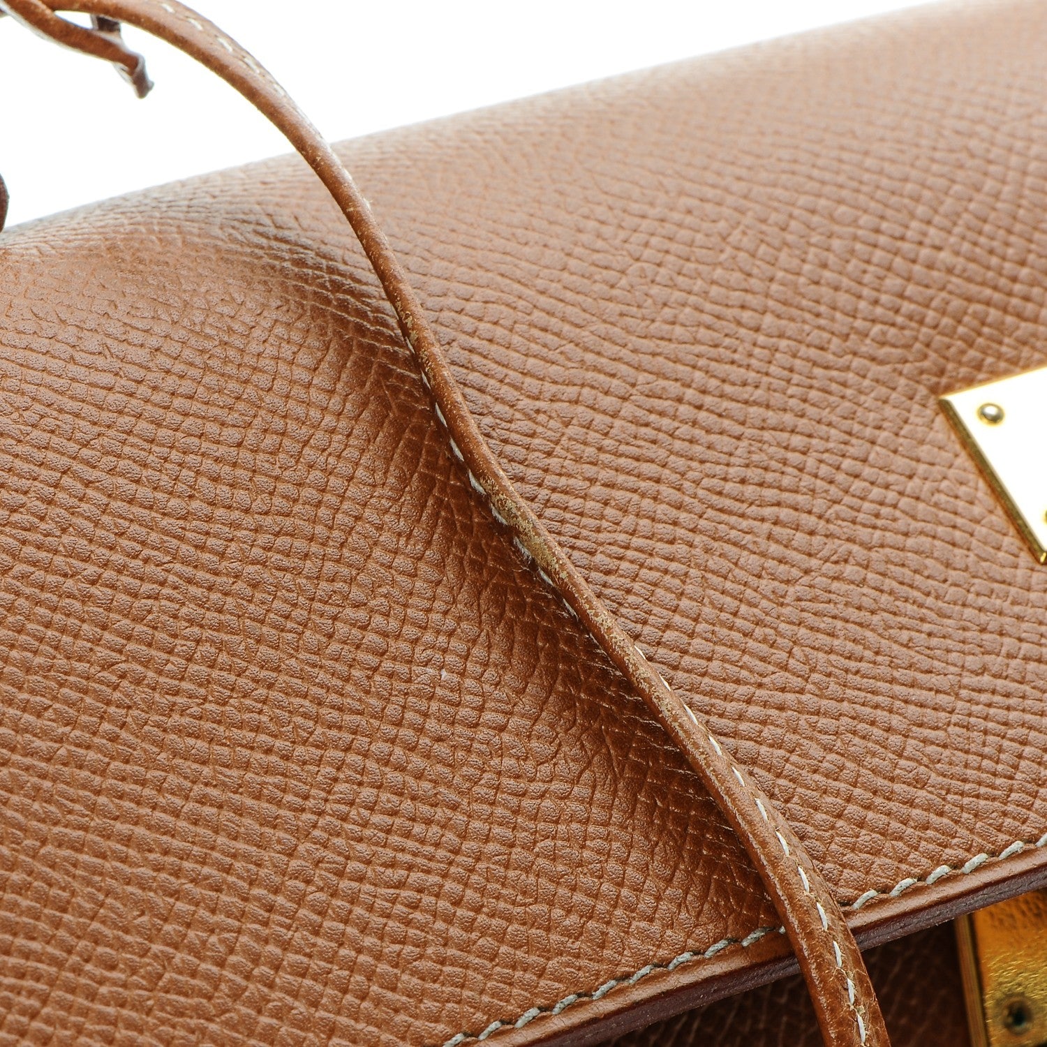Hermes Courchevel Kelly Sellier 35 Gold 26 of 35