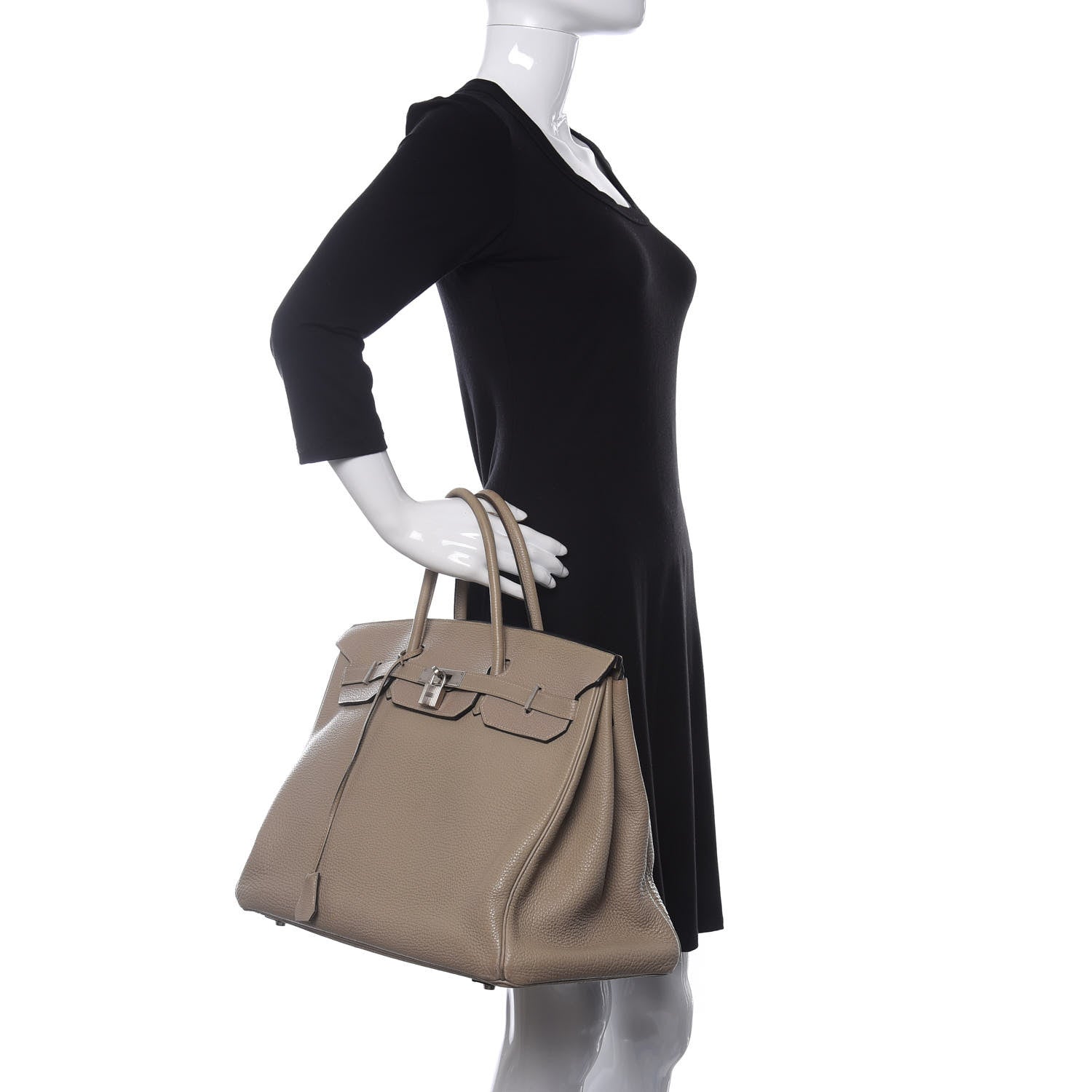Hermes Togo Birkin 40 Gris Tourterelle 2 of 12