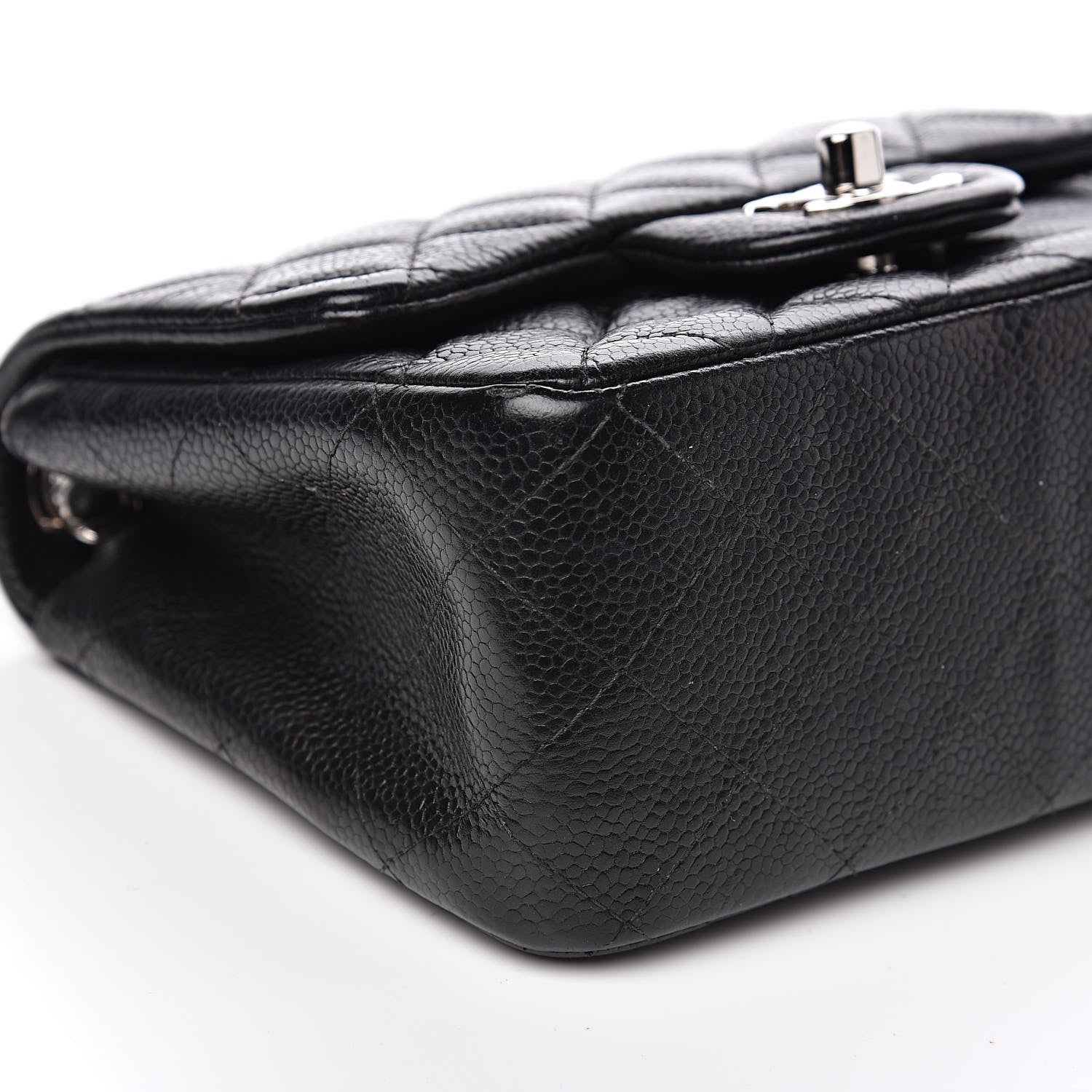Chanel Caviar Quilted Mini Square Flap Black 8 of 11