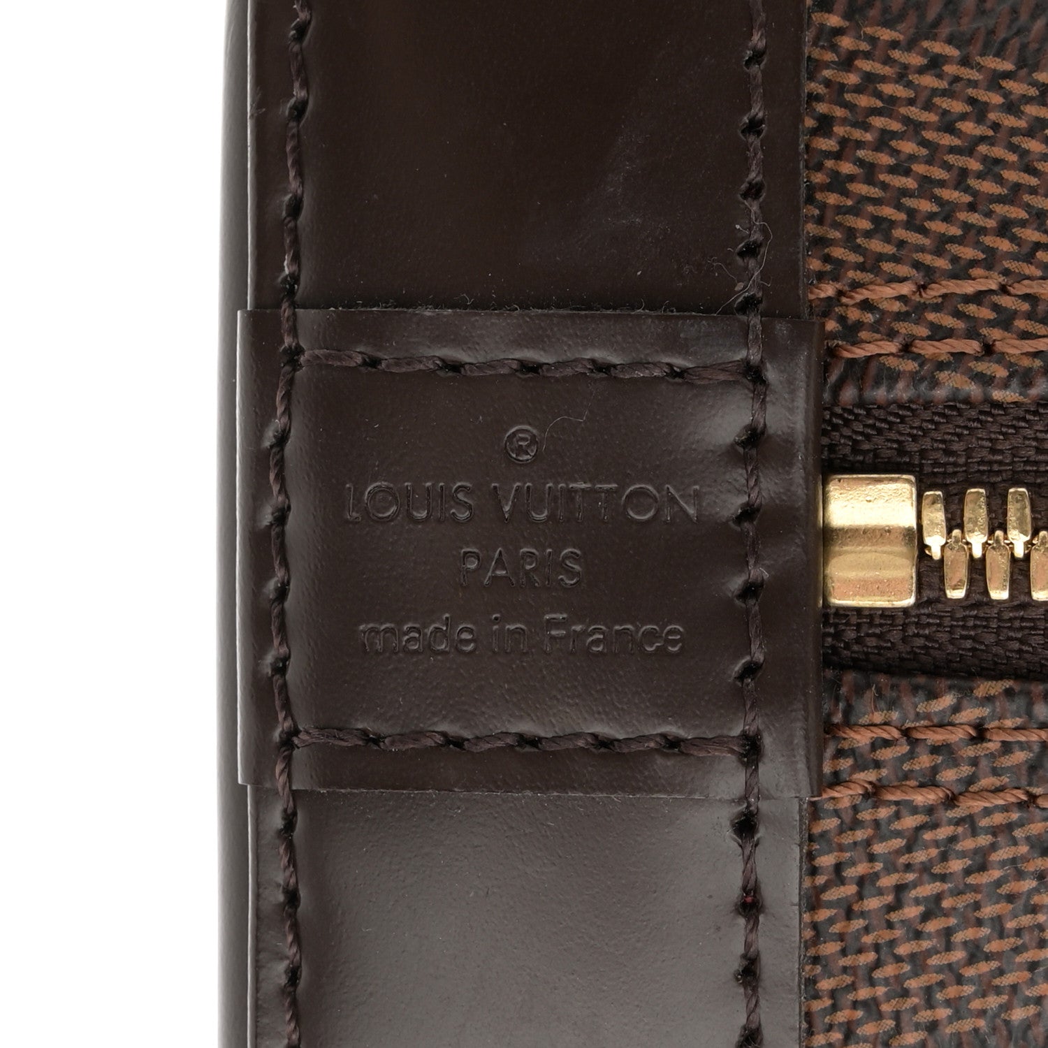 Louis Vuitton Damier Ebene Alma BB 6 of 10