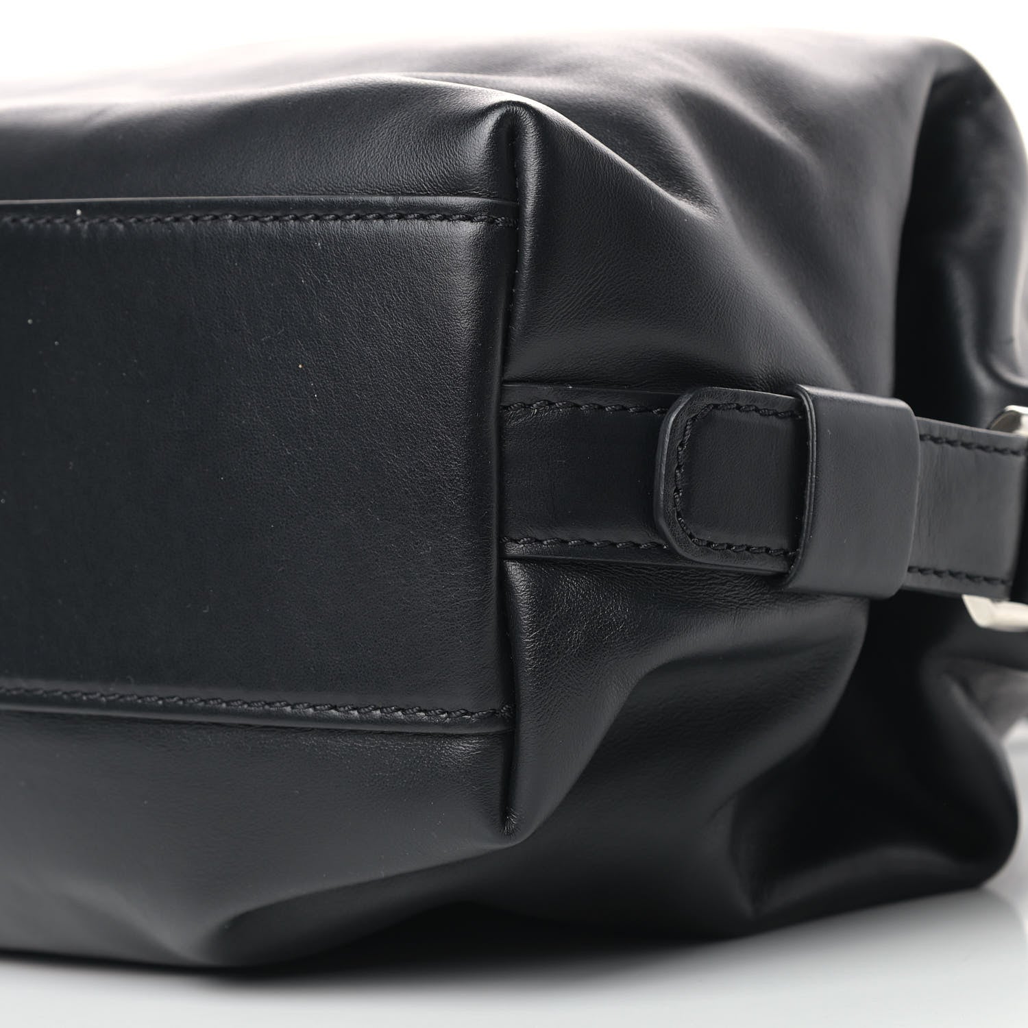 Givenchy Waxed Calfskin Small Nightingale Logo Strap Black 10 of 11