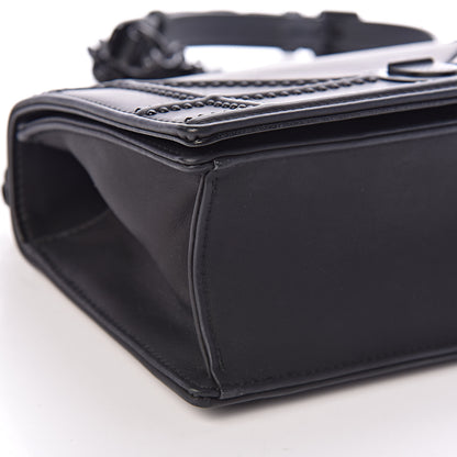 Christian Dior Ultra Matte Calfskin Studded Small Diorama Flap Bag Black 9 of 13