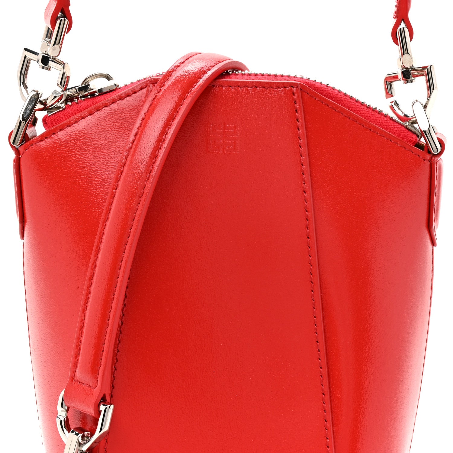 Givenchy Calfskin Mini Vertical Antigona Red 8 of 12