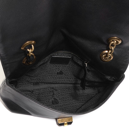 Lanvin Leather Medium Happy Shoulder Bag Black 5 of 8