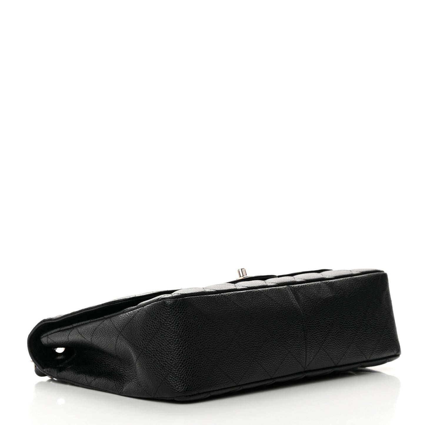 Caviar Quilted Jumbo Single Flap Black