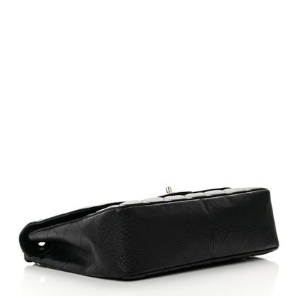 Chanel Caviar Quilted Jumbo Single Flap Black 4 of 16
