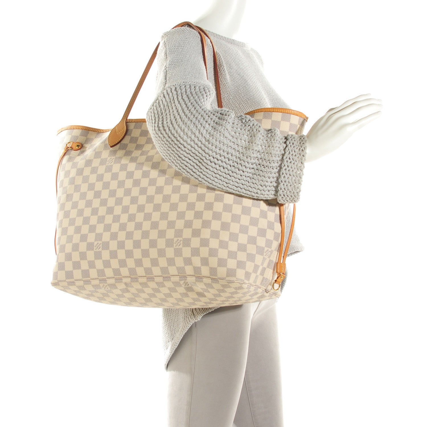 Louis Vuitton Damier Azur Neverfull GM 2 of 8