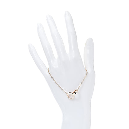 Cartier 18K Pink Gold Interlocking LOVE Bracelet 2 of 9