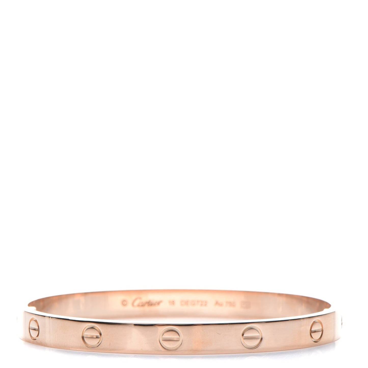 18K Pink Gold LOVE Bracelet 18