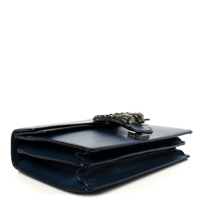 Gucci Dollar Calfskin Crystal Small Dionysus Shoulder Bag Blue Agata Montana Sapphire 4 of 12