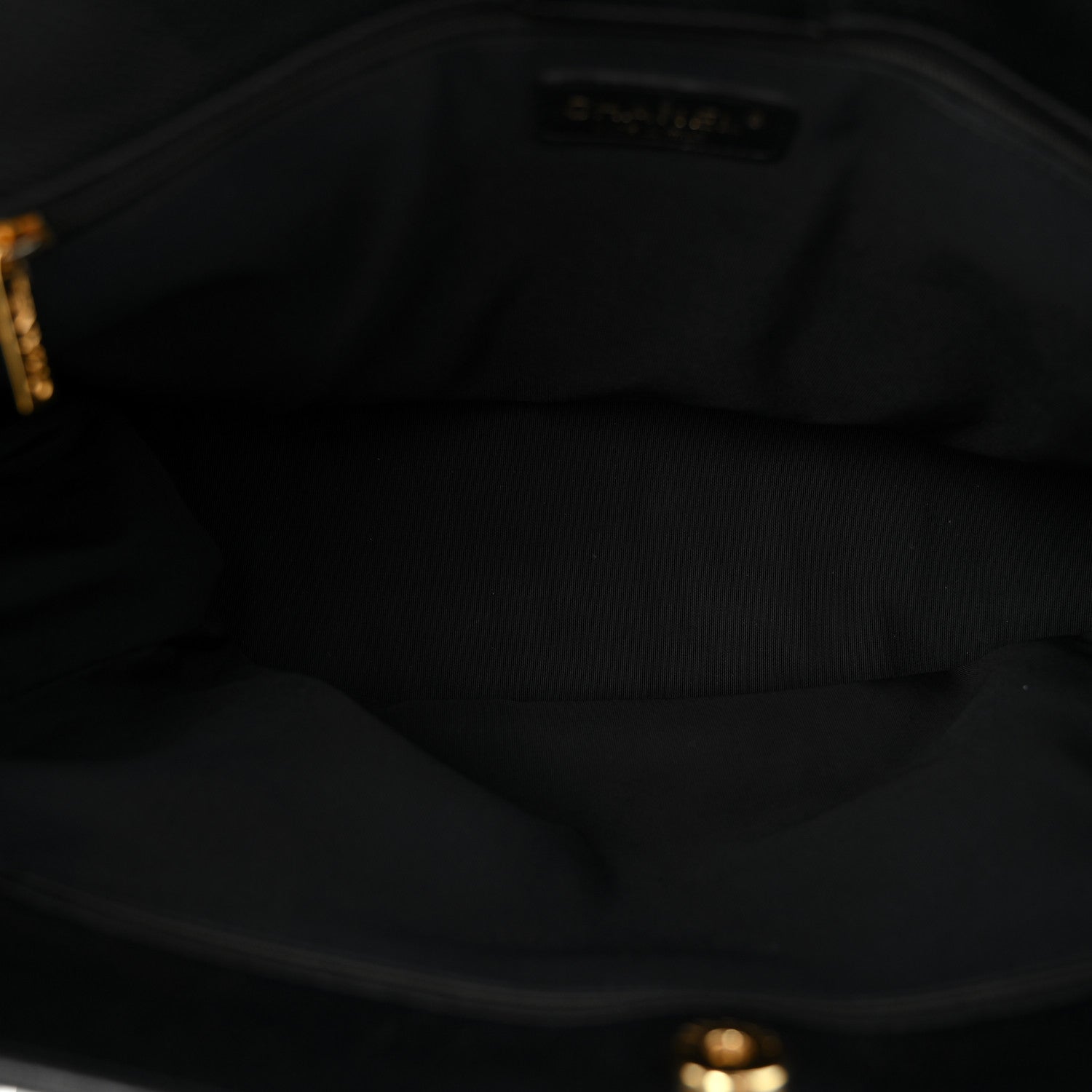 Chanel Calfskin Cerf Executive Shopper Tote Black 5 of 11