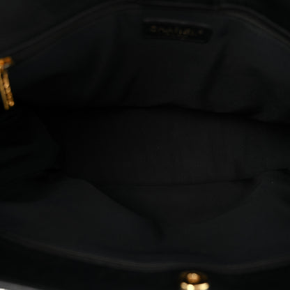Chanel Calfskin Cerf Executive Shopper Tote Black 5 of 11