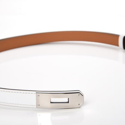 Hermes Epsom Kelly Belt White 4 of 5
