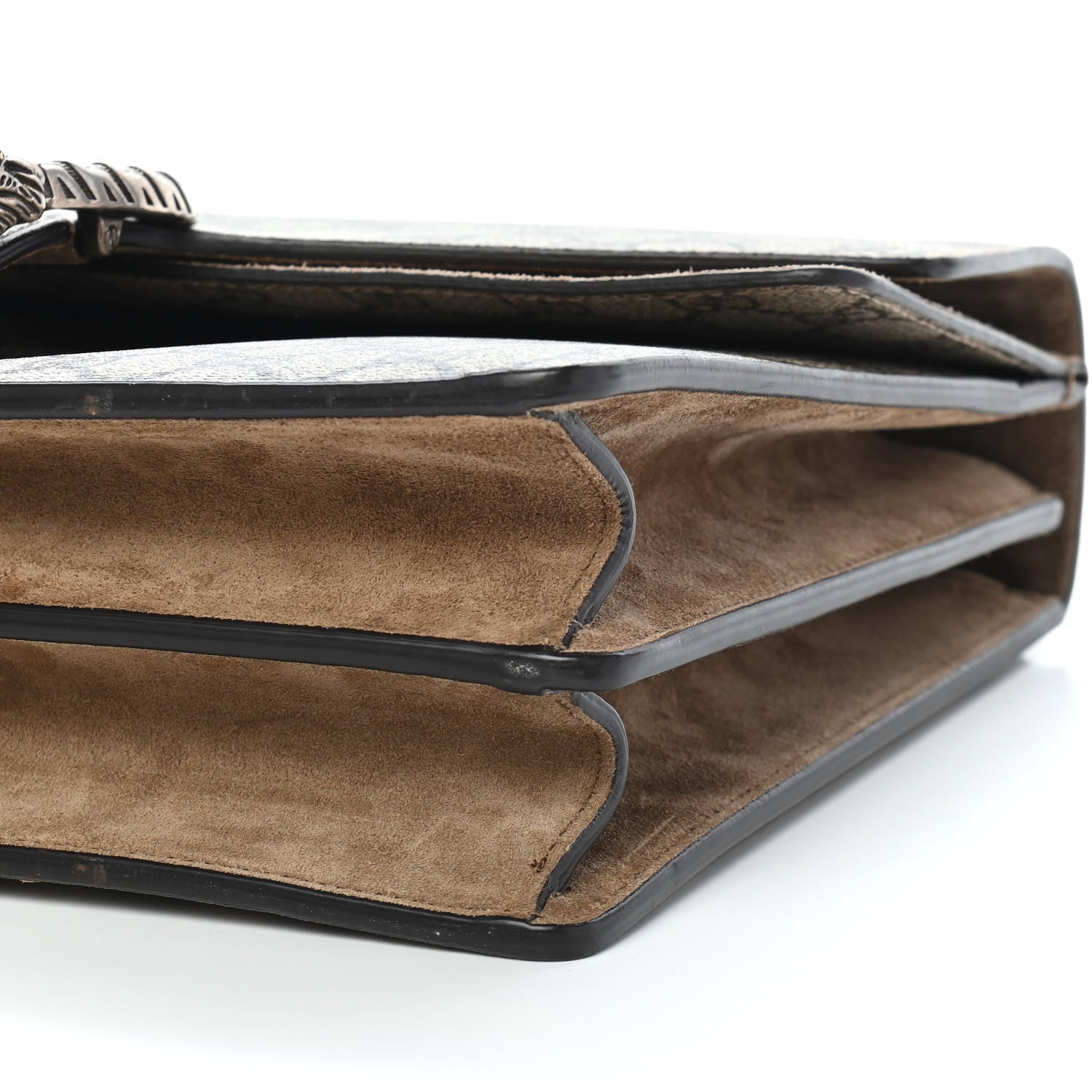 Gucci GG Supreme Monogram Medium Dionysus Shoulder Bag Taupe 9 of 11