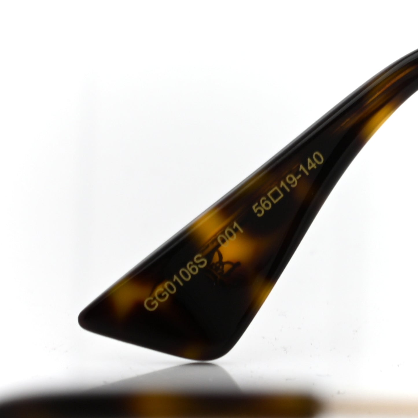 Acetate Oversize Square Frame GG0106S Sunglasses Black