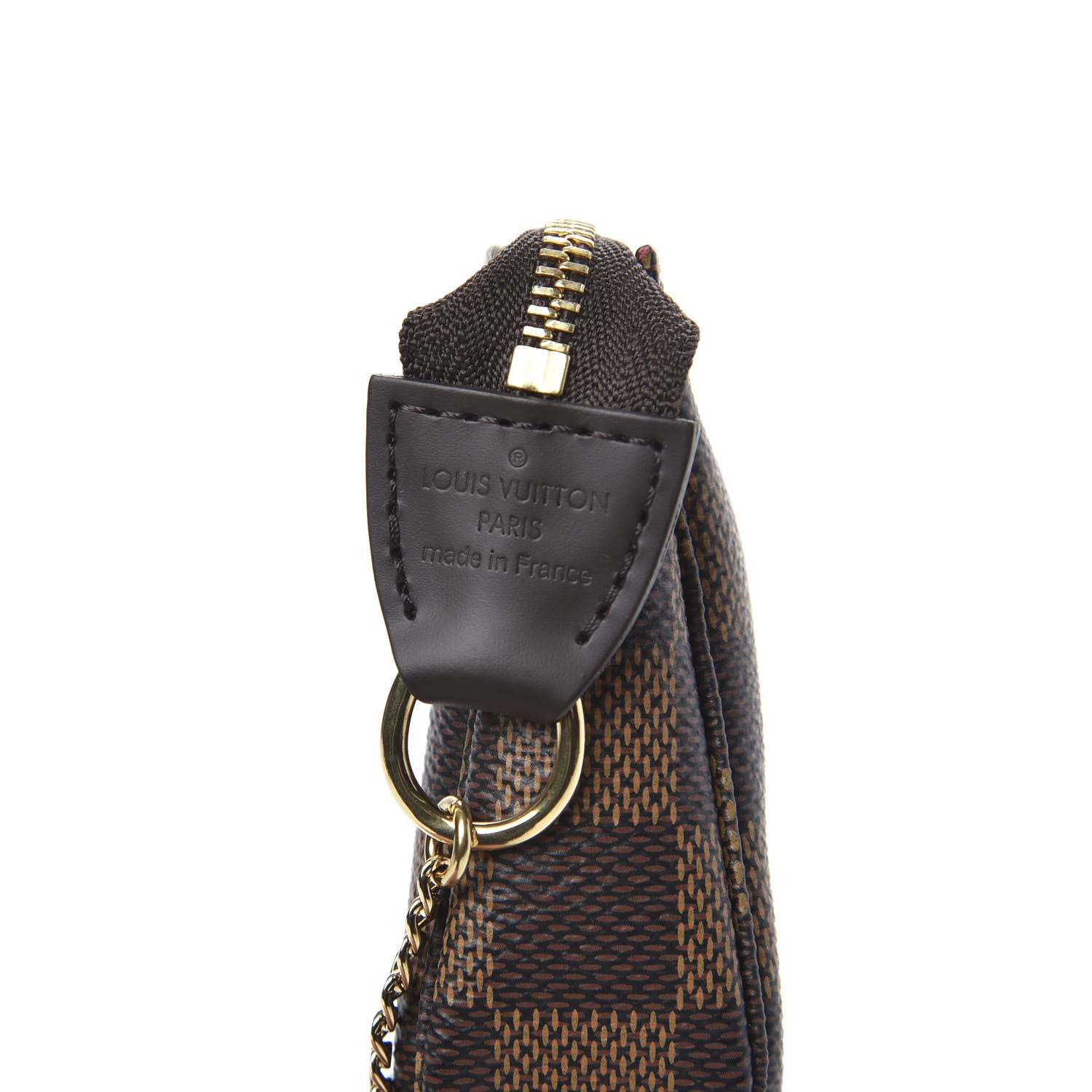 Louis Vuitton Damier Ebene Mini Pochette Accessories 7 of 10