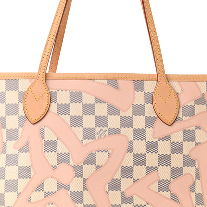 Louis Vuitton Damier Azur Tahitienne Neverfull MM 7 of 9