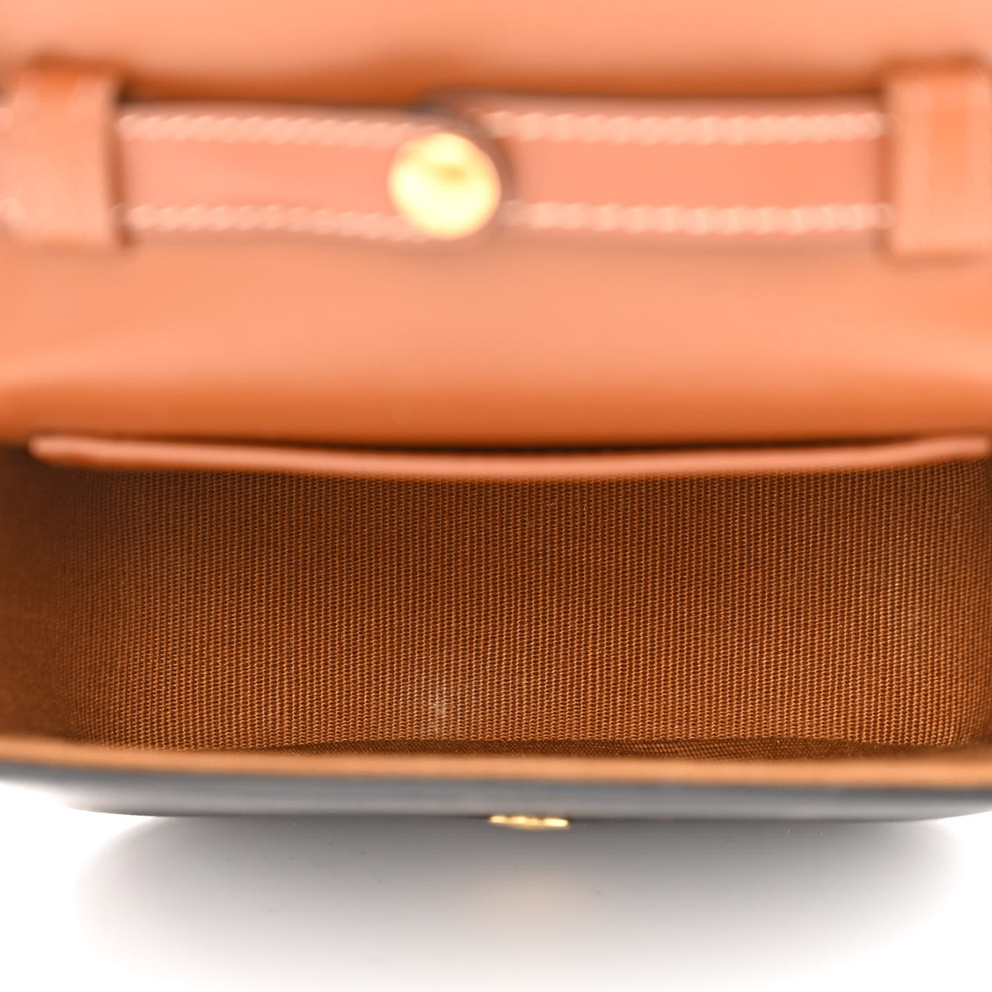 Triomphe Canvas Calfskin Mini Triomphe Tan