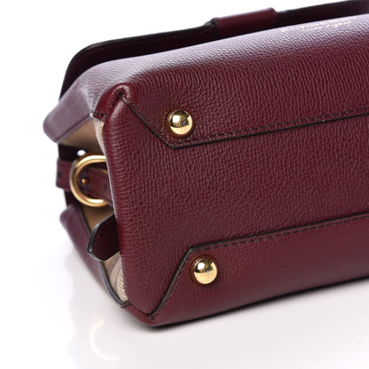 Burberry Derby Calfskin House Check Small Camberley Mahogany Red 9 of 26