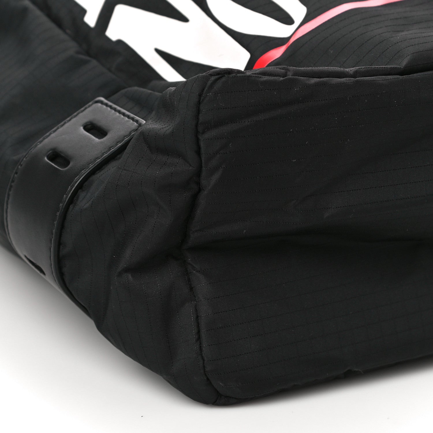 Stella McCartney Nylon No Smile Backpack Black 8 of 9